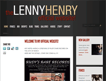 Tablet Screenshot of lennyhenry.net